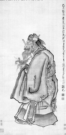 徐平羽藏陈老莲《劝蒲觞图》