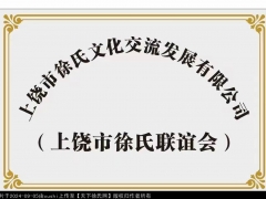 《上饶市徐氏世系源流第二次评审会议》